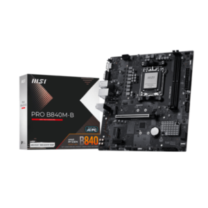 Mother MSI PRO B840M-B DDR5 AM5 (Serie 7000/8000/9000)