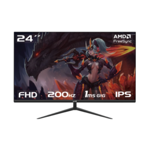 Monitor Gamer Raptor Hawk Eye 24 Frameless IPS FHD 200Hz 1Ms HDMI-DP Negro (3408)