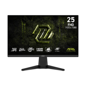 Monitor Gamer MSI 25″ MAG 255F FHD Rapid IPS 240Hz 0.5ms Flat 2xHDMI + 1xDP (II)