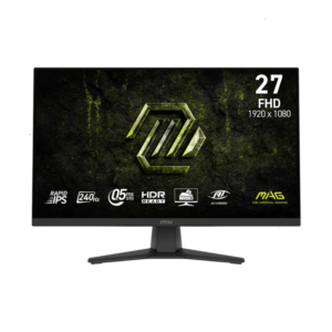 Monitor Gamer MSI 27″ MAG 272F FHD Rapid IPS 240Hz 0.5ms Flat 2xHDMI + 1xDP (II)