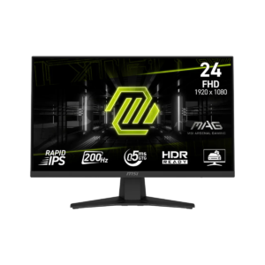 Monitor Gamer MSI 24″ MAG 244F FHD Rapid IPS 200Hz 0.5ms Flat 1xHDMI + 1xDP (II)