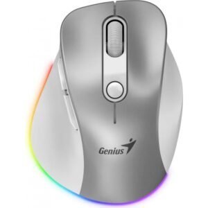 MOUSE WIRELESS MINI GENIUS ERGO 9000S PRO RECARGABLE PEARL/WHITE