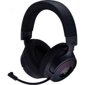 AURICULAR GAMER RAZER KRAKEN V4 BLACK HYPERSPEED WIRELESS +BT +USB THX