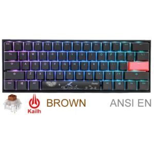 TECLADO GAMER DUCKY MECHA MINI V2 RGB Kailh BOX Brown PBT DOUBLE-SHOT