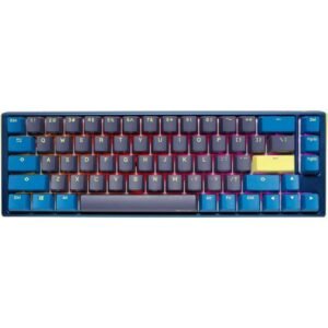 TECLADO MECANICO DUCKY ONE 3 DAYBREAK SF TECLAS AZULESINTERRUPTOR AZUL INGLES PBT DOBLE DISPARO CONTINUO TECLAS AZULES CAJA SUPERIOR AZUL CAJA INFERIO