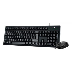 TECLADO + MOUSE COMBO USB GENIUS KM-100SE BLACK